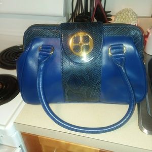 IMAN Royal Blue Satchel